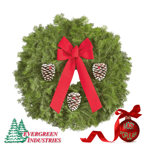 Decorated Balsam Fir Wreath